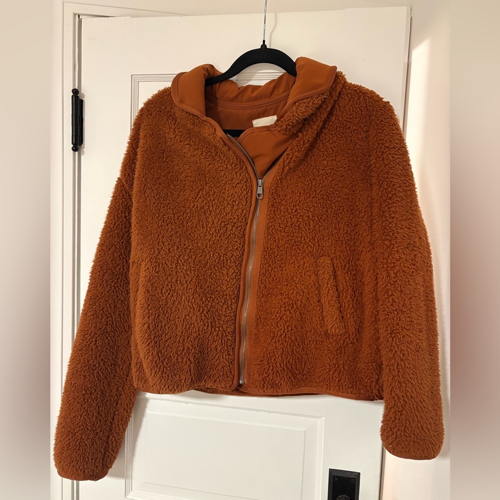 Thread & Supply Rust Sherpa Jacket women's medium